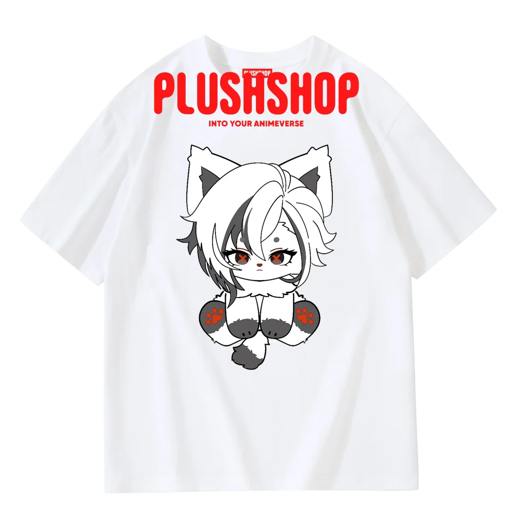 Arlecchino Meow Creative Hoodie/T-shirt Genshin - Image 3