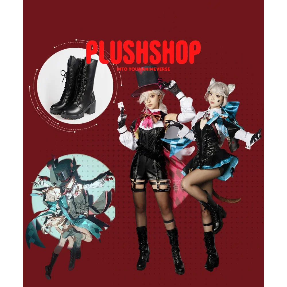 Lyney & Lynette Cosplay Outfit Clohes Wig - Image 2