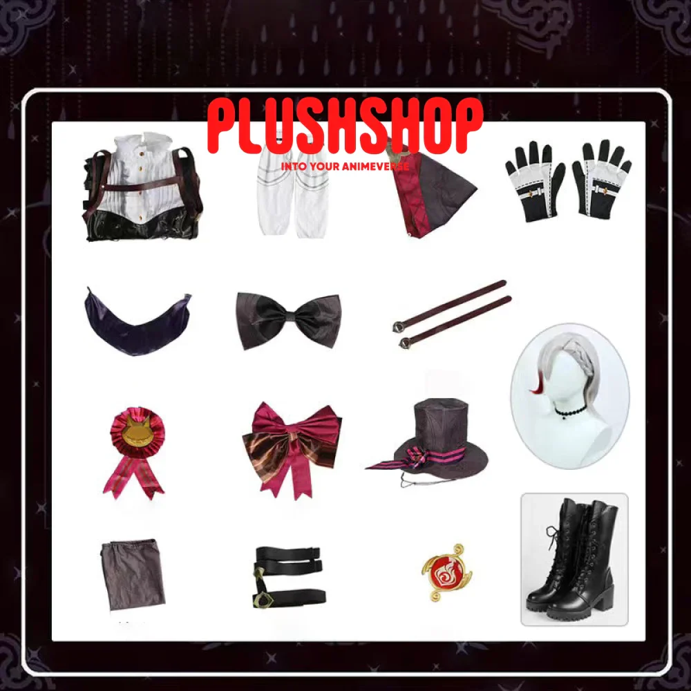 Lyney & Lynette Cosplay Outfit Clohes Wig - Image 6