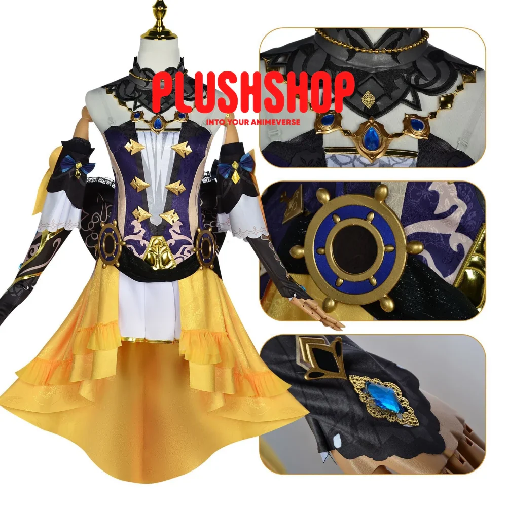 Genshin Impact Navia Cosplay Costume Full Set - Image 2