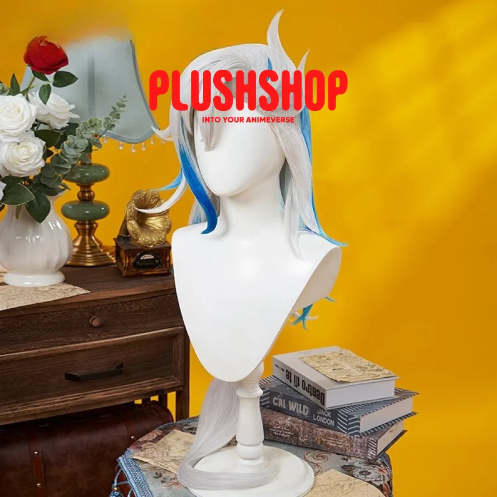 Genshin Impact Neuvillette Cosplay Wig - Image 2