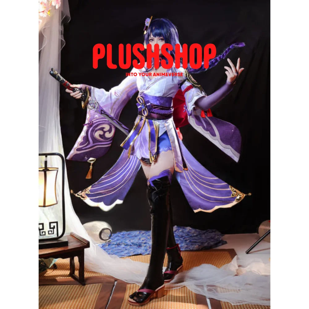 Raiden Cosplay Outfit Clothes Full Set Included - Image 2