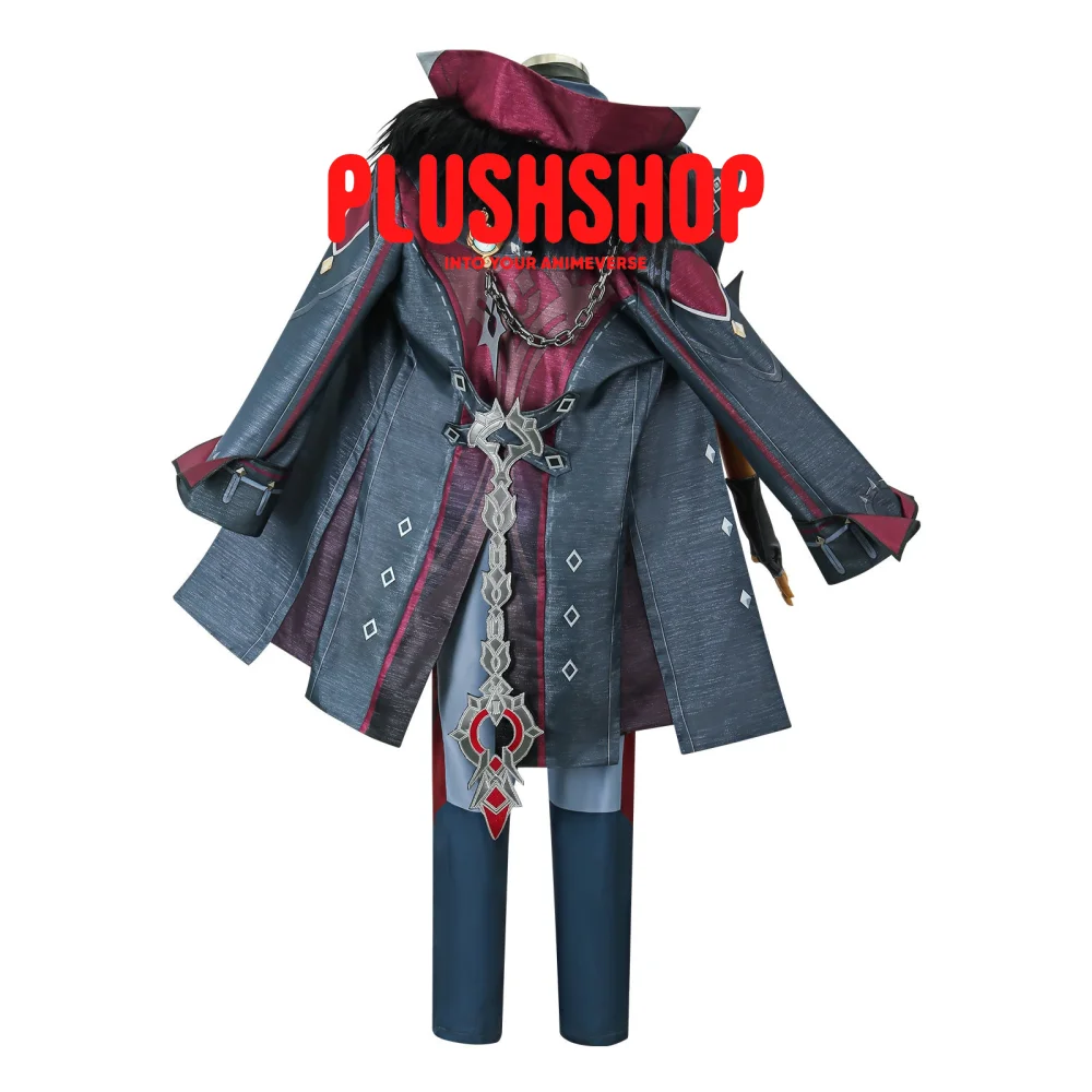 Genshin Impact Wriothesley Cosplay Outfit Clohes Wig - Image 5