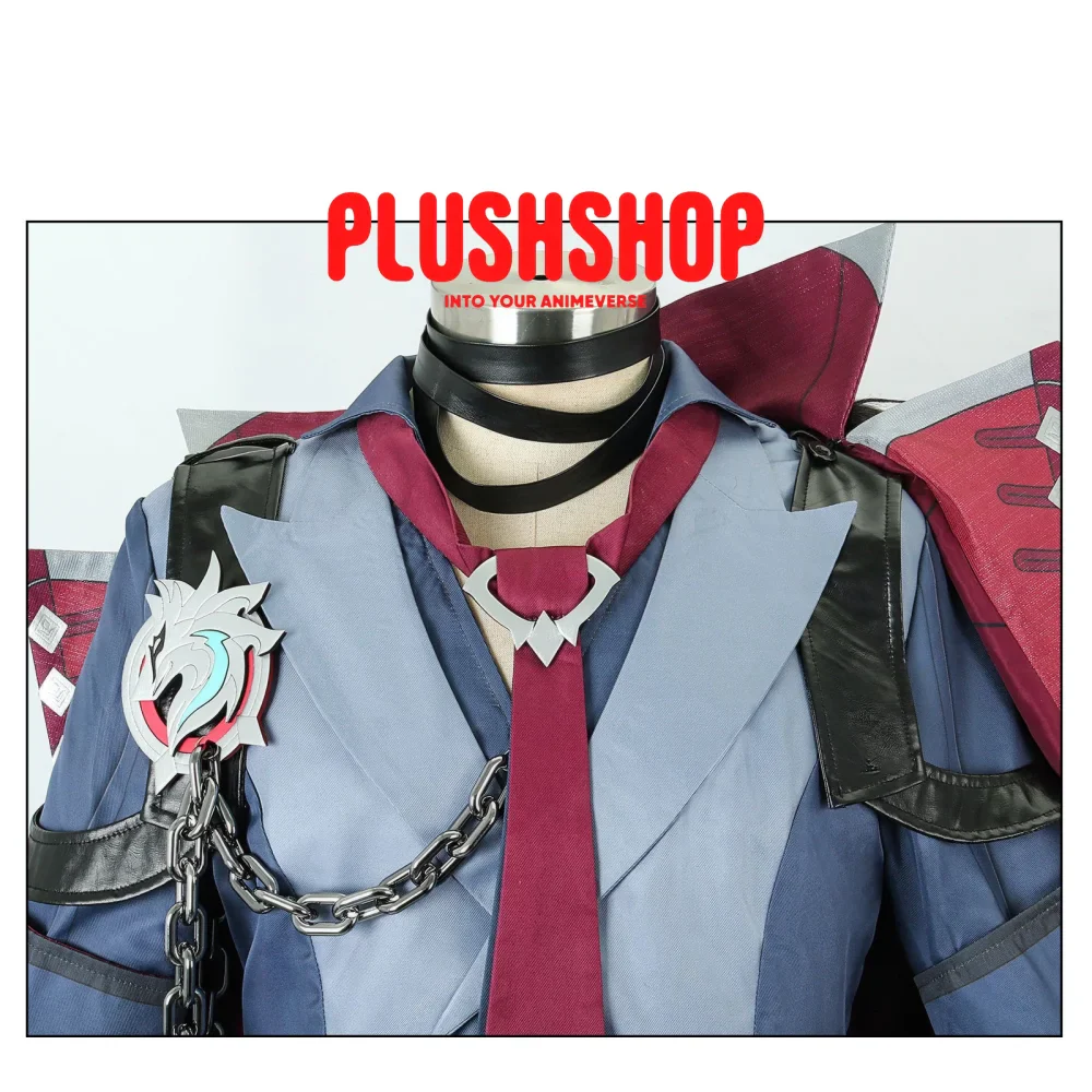 Genshin Impact Wriothesley Cosplay Outfit Clohes Wig - Image 6