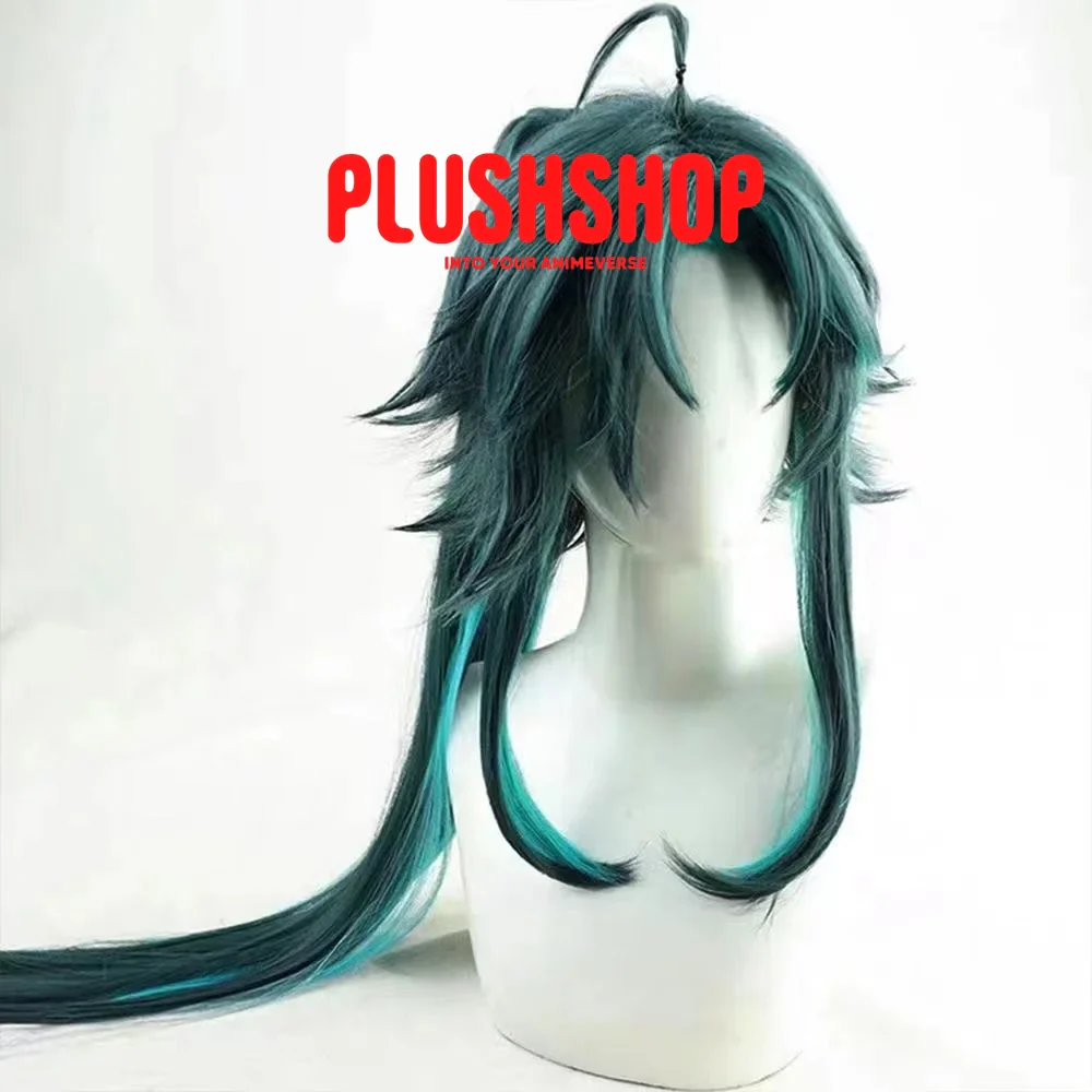 Genshin Impact Xiao Cosplay Wig Ponytail Included - Image 4