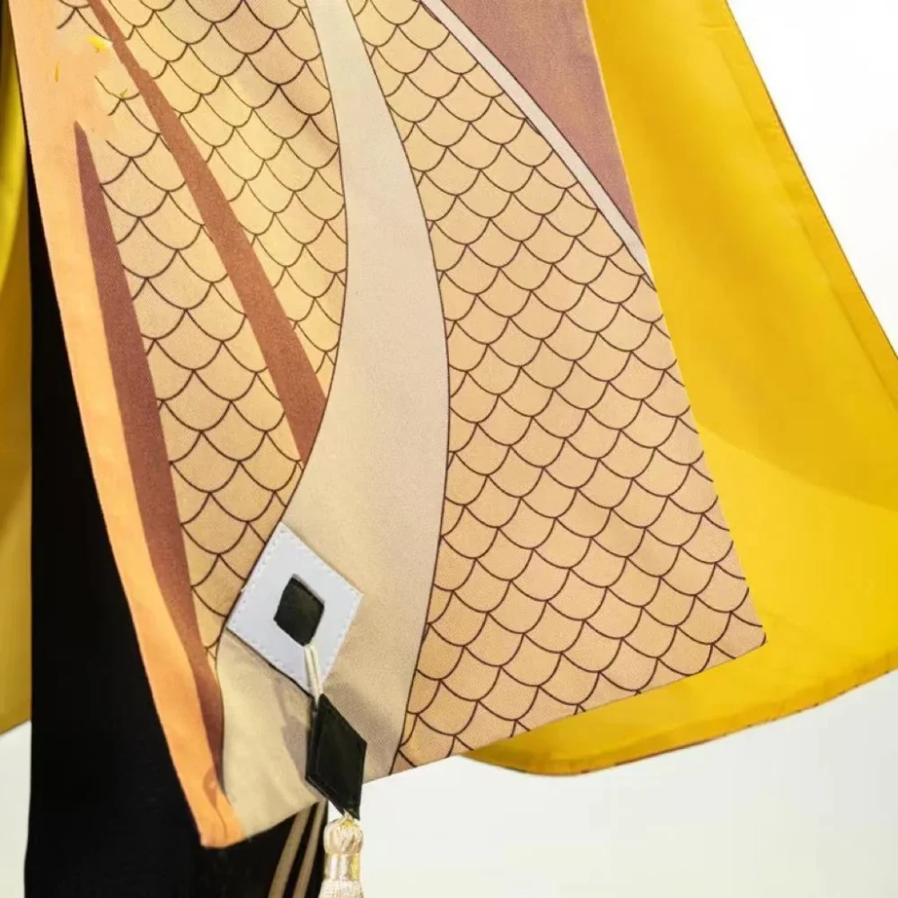 Genshin Impact Zhongli Cosplay Costume Full Set Wig Costume - Image 6