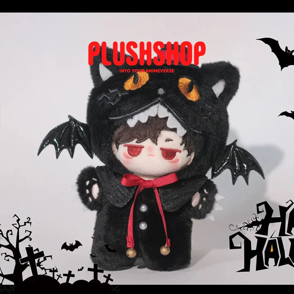 [Halloween Limited]Black Cat & Witch Hat Outfit For 4IN Doll - Image 4