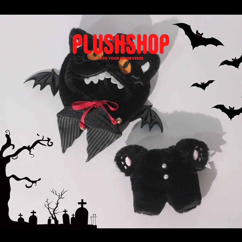 [Halloween Limited]Black Cat & Witch Hat Outfit For 4IN Doll - Image 5