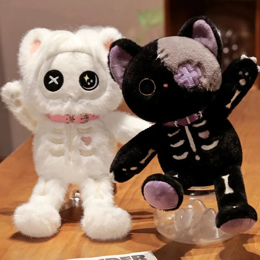[Halloween Limited]Skeleton Cat Plush (15IN)