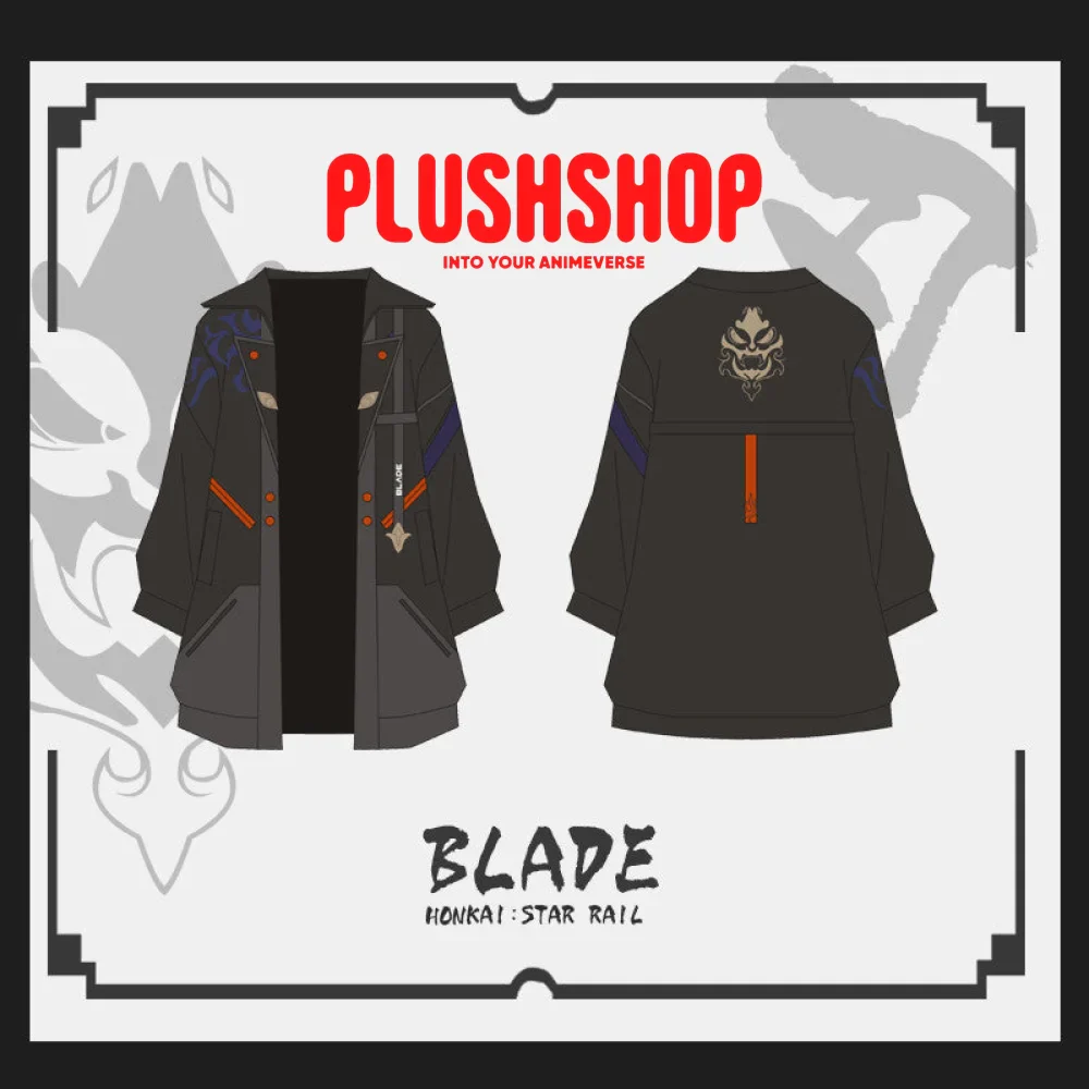 Honkai Starrail Game Character Blade Design Element Cosplay Outfit Jacket, Sweater, Pants - Image 5